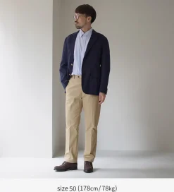 D.C.WHITE / High-density Chino Stretch Slim Tapered Pants