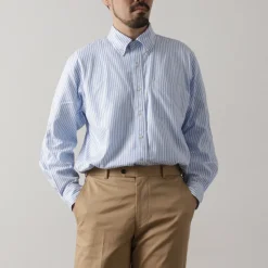 D.C.WHITE / Ivy Stripe Button Down Shirt