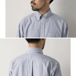 D.C.WHITE / Ivy Stripe Button Down Shirt