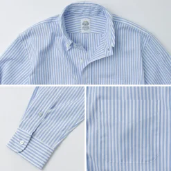 D.C.WHITE / Ivy Stripe Button Down Shirt