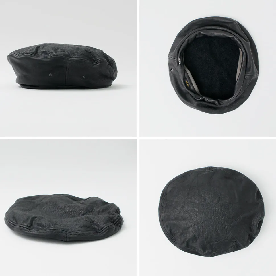 DECHO / Leather Beret
