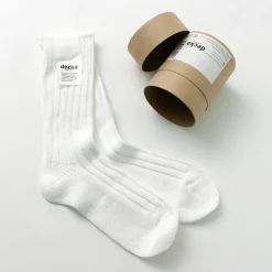 DECKA QUALITY SOCKS / Heavyweight Plain Crew Socks