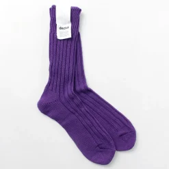 DECKA QUALITY SOCKS / Heavyweight Plain Crew Socks