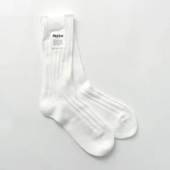 DECKA QUALITY SOCKS / Heavyweight Plain Crew Socks