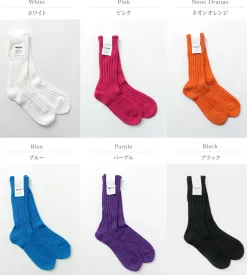 DECKA QUALITY SOCKS / Heavyweight Plain Crew Socks