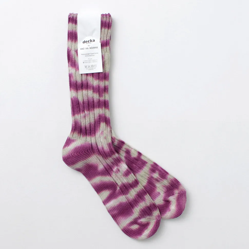 DECKA QUALITY SOCKS / Heavyweight tie-dye socks