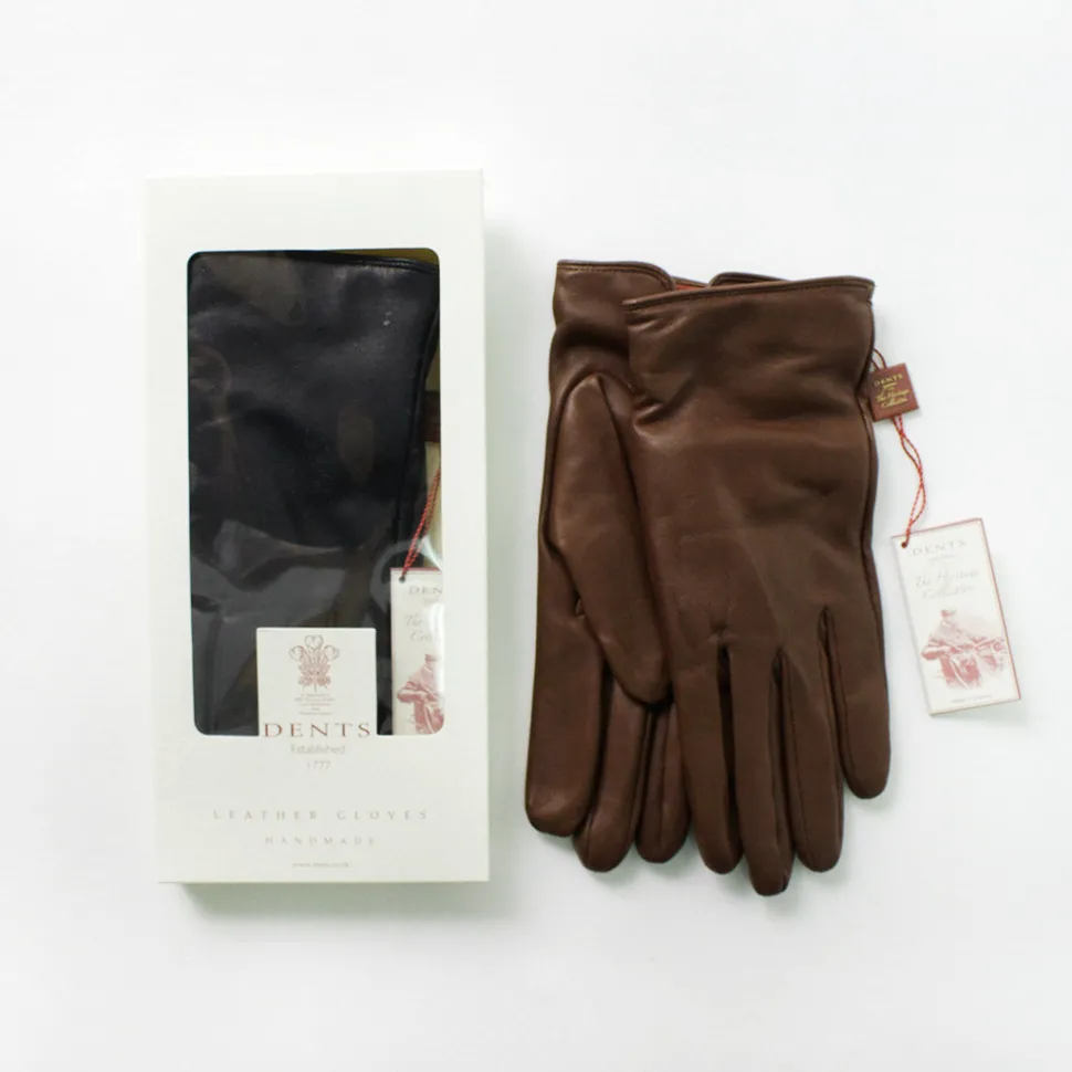 DENTS / Bisley / Cashmere-lined leather gloves