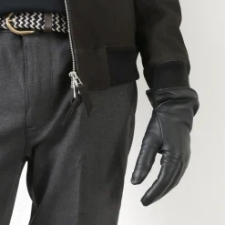 DENTS / Bisley / Cashmere-lined leather gloves
