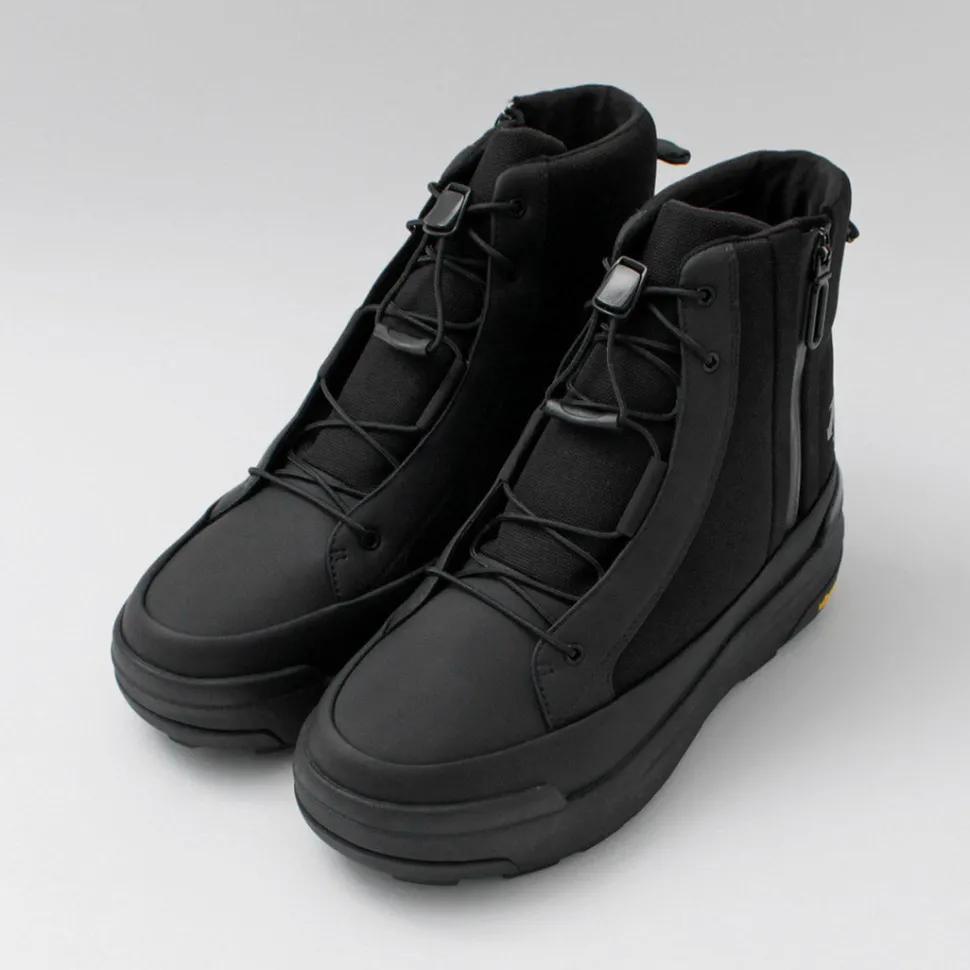 DESCENTE / High Cut Side Zip Lace Up Boots