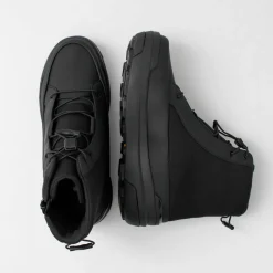 DESCENTE / High Cut Side Zip Lace Up Boots