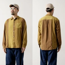 DIP/DZT / Checked combination shirt