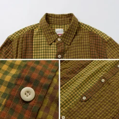 DIP/DZT / Checked combination shirt