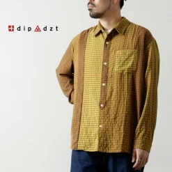 DIP/DZT / Checked combination shirt