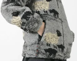 FARFIELD ORIGINAL / Jacquard Woven Boa Fell Jacket