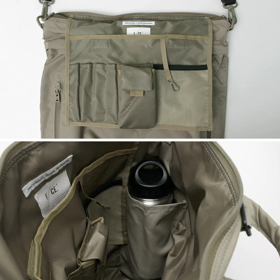 F/CE / Recycle twill 3-way helmet bag