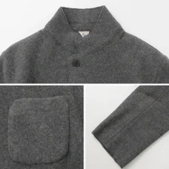 FILMELANGE / Hiet Melton Knit Jacket