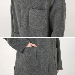 FILMELANGE / Hiet Melton Knit Jacket
