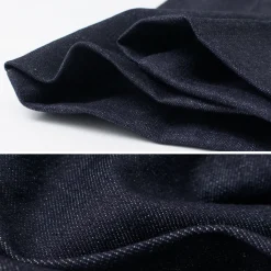 FLISTFIA / Denim Wide Tuck Trousers