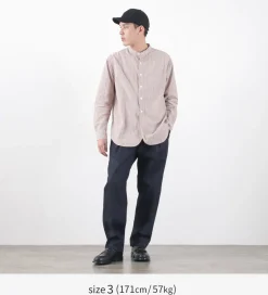 FLISTFIA / Denim Wide Tuck Trousers