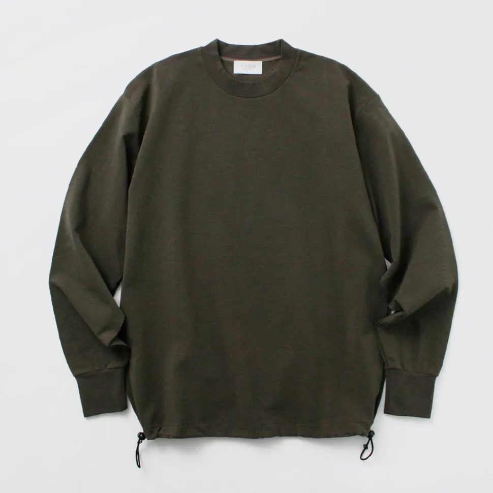 FLISTFIA / Long Sleeve Drawcord Pullover