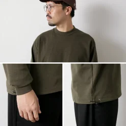FLISTFIA / Long Sleeve Drawcord Pullover