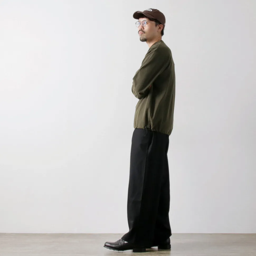 FLISTFIA / Long Sleeve Drawcord Pullover