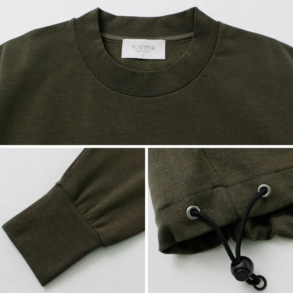 FLISTFIA / Long Sleeve Drawcord Pullover