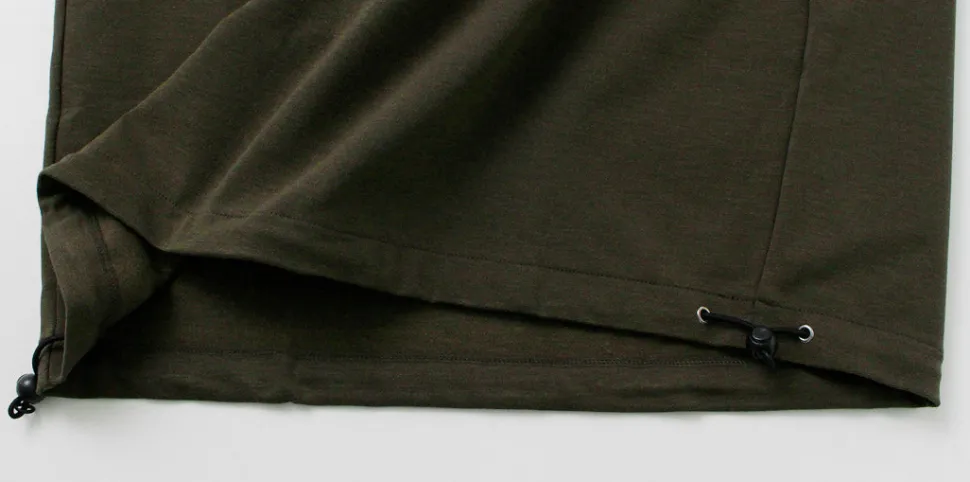 FLISTFIA / Long Sleeve Drawcord Pullover