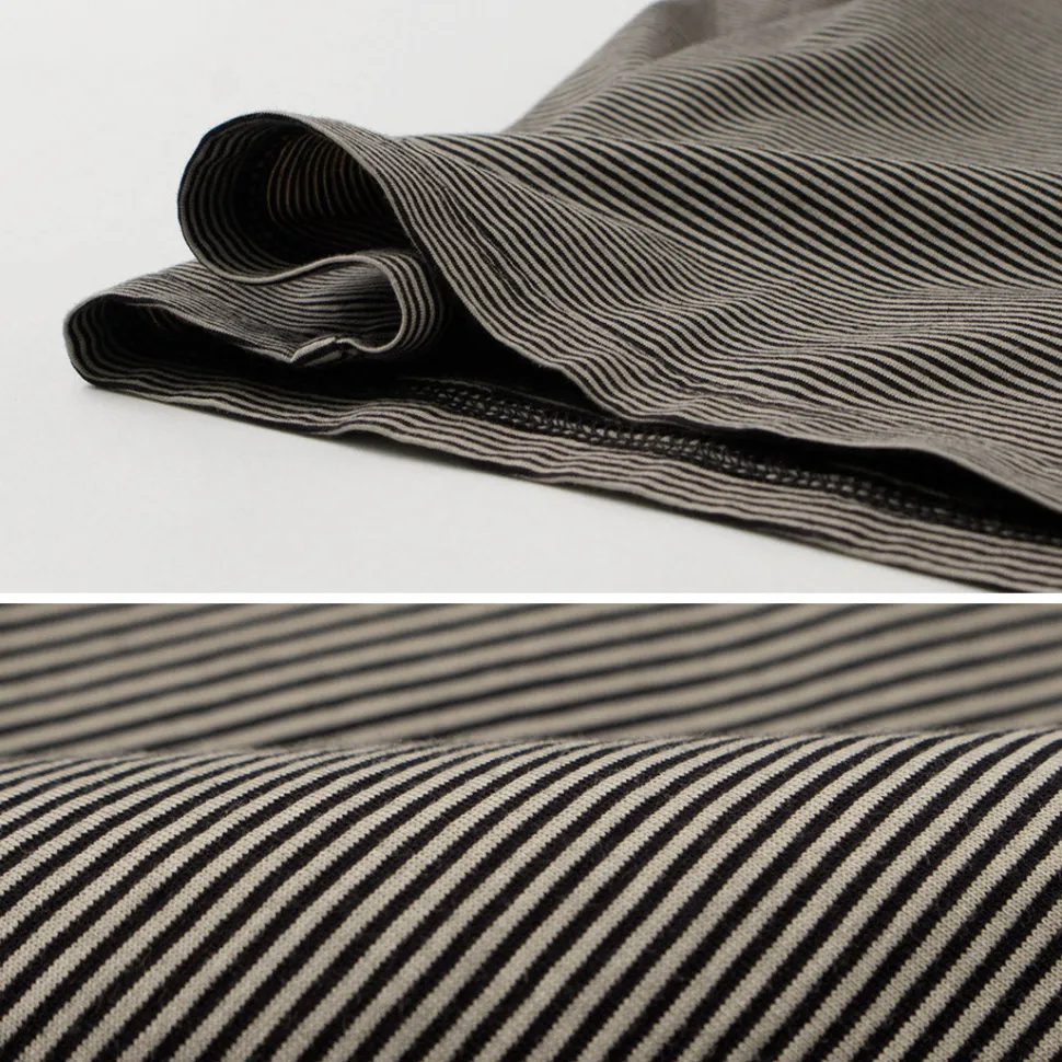 FLISTFIA / Loose fit Striped crew neck T-shirt