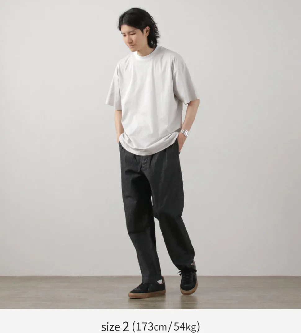 FLISTFIA / Loose fit Striped crew neck T-shirt