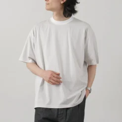 FLISTFIA / Loose fit Striped crew neck T-shirt