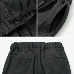 FLISTFIA / Wool-like Tuck Wide Trouesrs