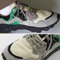 FLOWER MOUNTAIN / Yamano Three Pig Suede and Nylon Sneakers