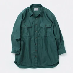 FNOR / Grandval garment dye Shrimp sleeve shirt coat