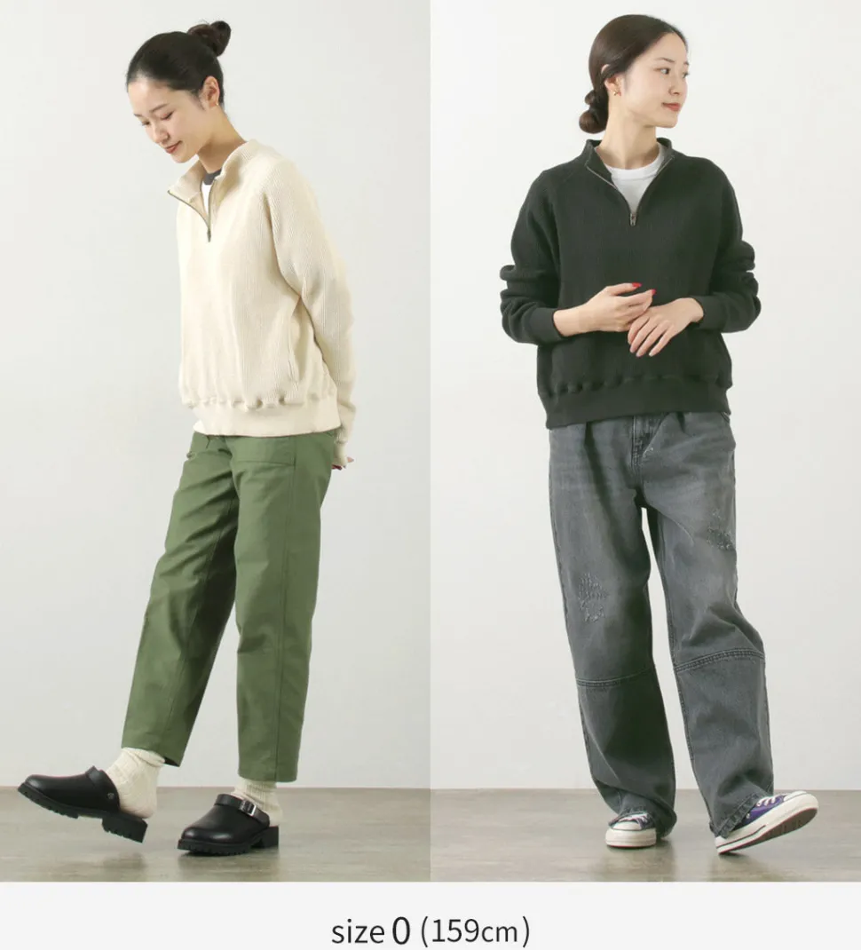 FNOR / Open-Ended Waffle Half-Zip Pullover