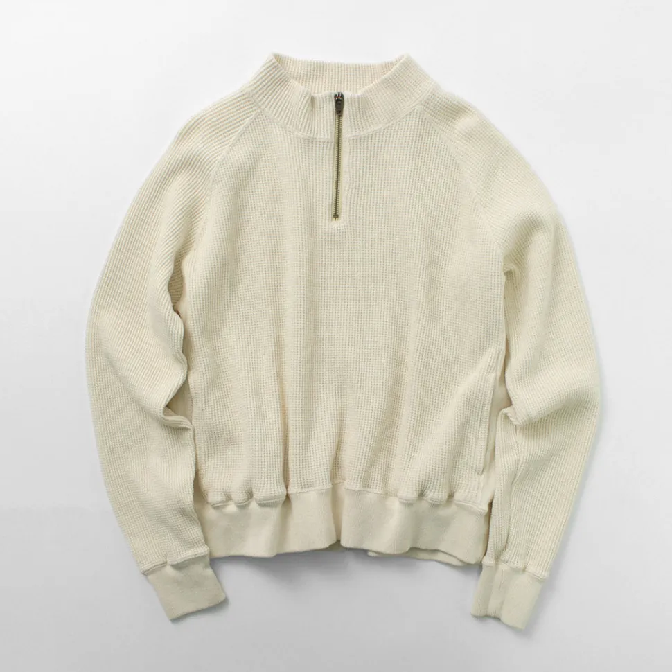 FNOR / Open-Ended Waffle Half-Zip Pullover