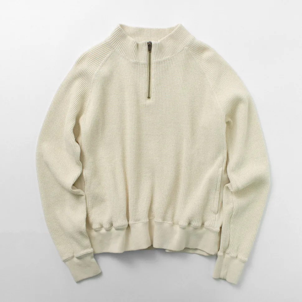 FNOR / Open-Ended Waffle Half-Zip Pullover