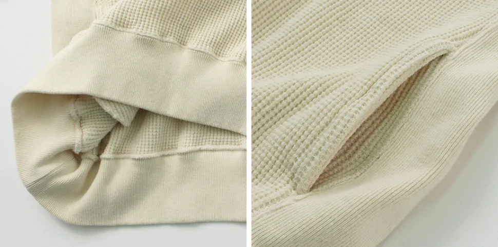 FNOR / Open-Ended Waffle Half-Zip Pullover