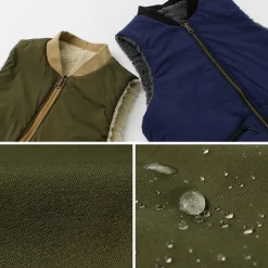 FNOR / Quilted Sheepskin Boa MIL Vest