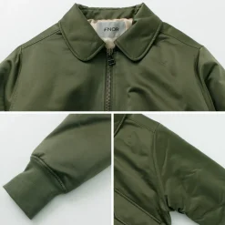 FNOR / Slight Satin Pair Away Flight Jacket