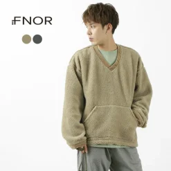 FNOR / V-Neck Boa Pullover