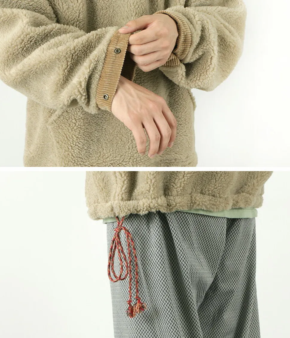 FNOR / V-Neck Boa Pullover