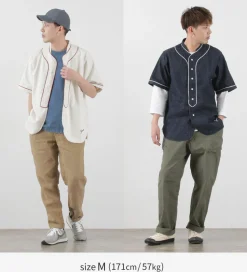 FOB FACTORY / F3490 Baseball Shirt