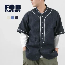 FOB FACTORY / F3490 Baseball Shirt