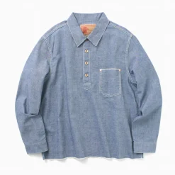 FOB FACTORY / F3487 Chambray pullover shirt