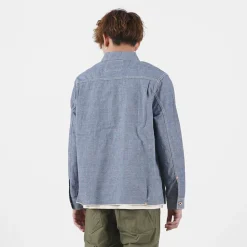 FOB FACTORY / F3487 Chambray pullover shirt