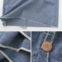 FOB FACTORY / F3487 Chambray pullover shirt