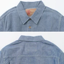 FOB FACTORY / F3487 Chambray pullover shirt
