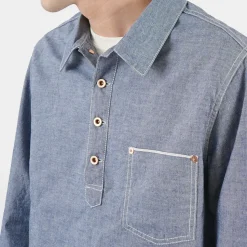 FOB FACTORY / F3487 Chambray pullover shirt