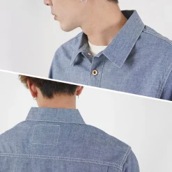FOB FACTORY / F3487 Chambray pullover shirt